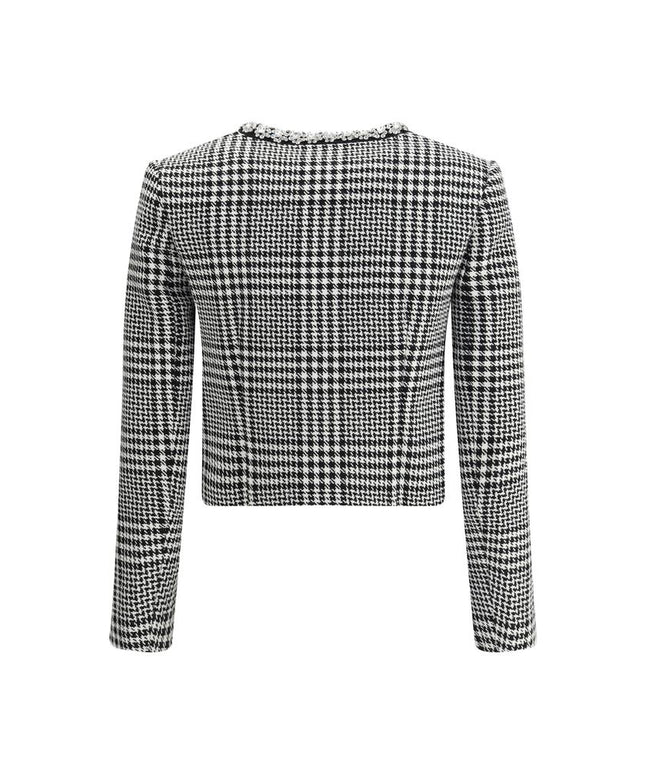 Self-Portrait Check Blazer