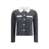 Self-Portrait Contrast collar Cardigan