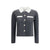 Self-Portrait Contrast collar Cardigan