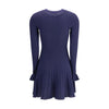 Self-Portrait Knit short pointelle Dress