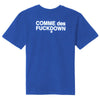 قميص وقميص قطني أزرق من Comme Des Fuckdown