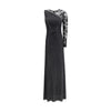 Self-Portrait Lace and rhinestone long Dress
