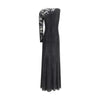 Self-Portrait Lace and rhinestone long Dress