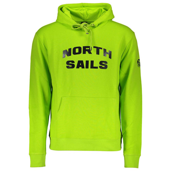 North Sails Green Cotton Men Sweater