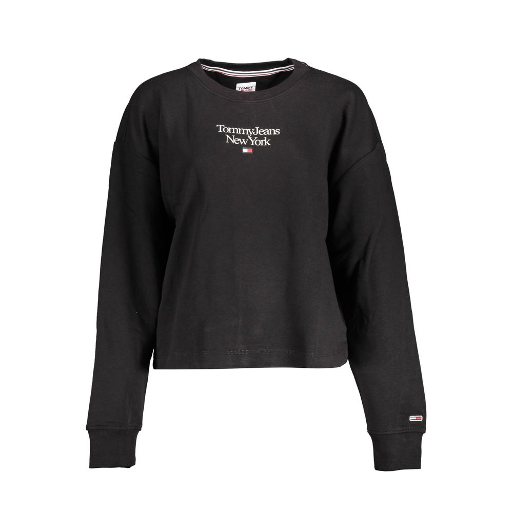Tommy Hilfiger Black Cotton Women Sweater