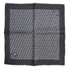 Dolce & Gabbana Black Fish Print Silk Square Men Foulard Scarf