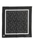Dolce & Gabbana Black White Printed Square Men Foulard Scarf