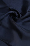 Dolce & Gabbana Dark Blue Silk Square Men Foulard Scarf