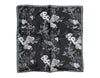 Dolce & Gabbana Black Floral Silk Square Foulard Scarf