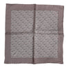 Dolce & Gabbana Brown Sea Horse Silk Square Foulard Scarf