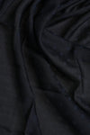 Dolce & Gabbana Black Viscose Fringes Neck Warmer Scarf