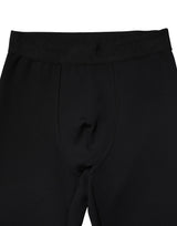 Dolce & Gabbana Black Nylon Elastic Logo Men Leggings Pants