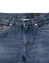 Dolce & Gabbana Blue Cotton Stretch Slim Fit Men Denim Jeans