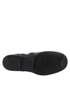 Dolce & Gabbana Black Leather Ankle Boots Slip On Shoes