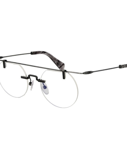 Yohji Yamamoto Gray Men Glasses Frame