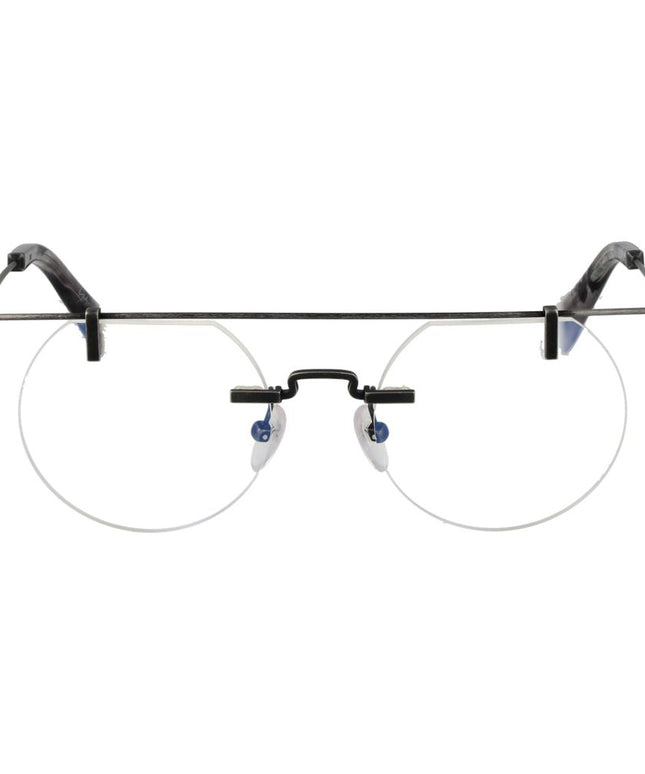 Yohji Yamamoto Gray Men Glasses Frame