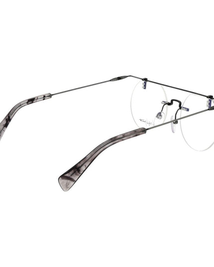 Yohji Yamamoto Gray Men Glasses Frame