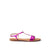 Salvatore Ferragamo Purple Leather Sandal