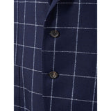 Malo Blue Wool Blazer