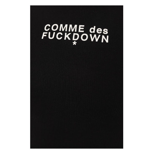 قميص وقميص قطني أسود من Comme Des Fuckdown