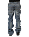 Just Cavalli Blue Washed Straight Fit Men Denim Jeans