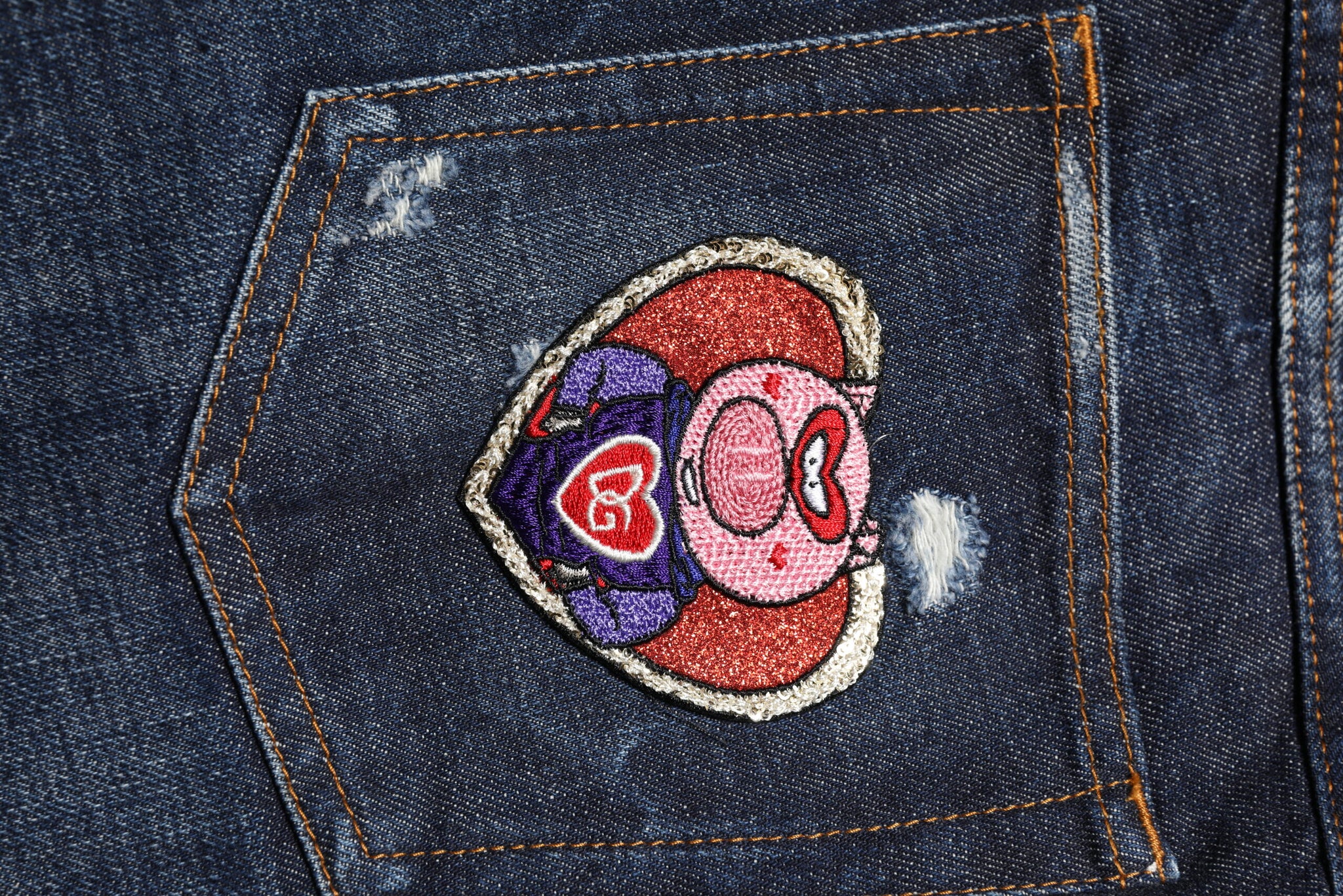 Dolce & Gabbana Dark Blue Tattered Skinny Denim Jeans