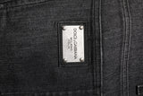 Dolce & Gabbana Gray Washed Cotton Loose Denim Jeans
