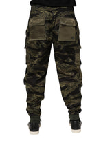 Dolce & Gabbana Multicolor Cargo Camouflage Pants