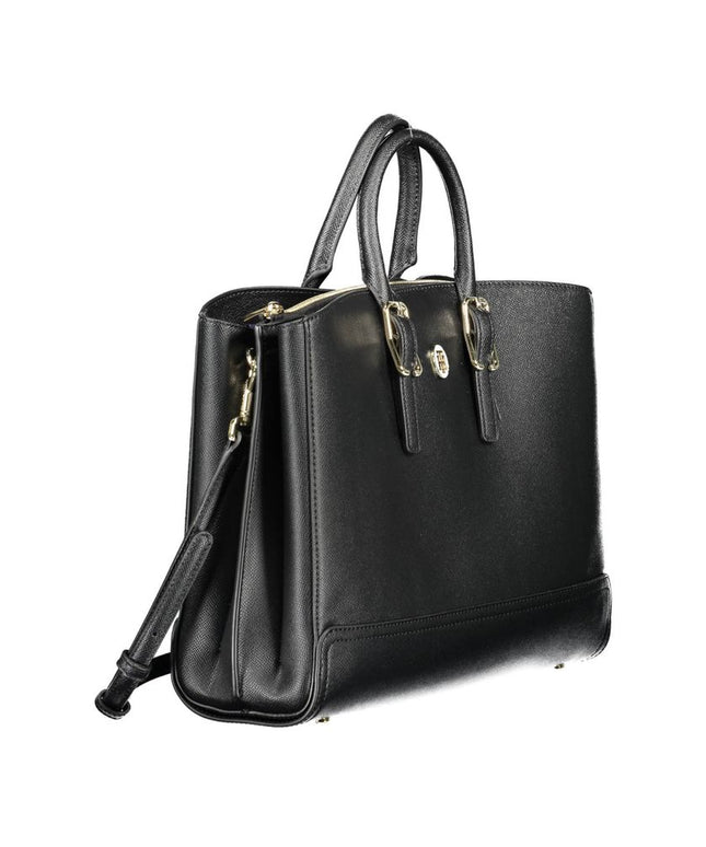 Tommy Hilfiger Black Polyethylene Handbag