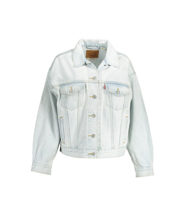 Levi's Blue Cotton Jackets & Coat