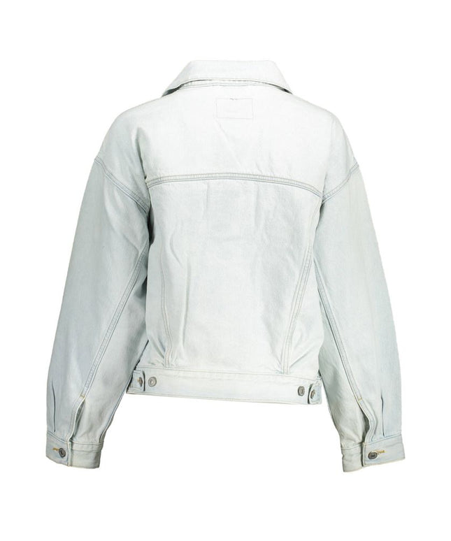 Levi's Blue Cotton Jackets & Coat