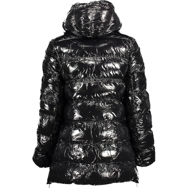 U.S. POLO ASSN. Black Polyester Jackets & Coat