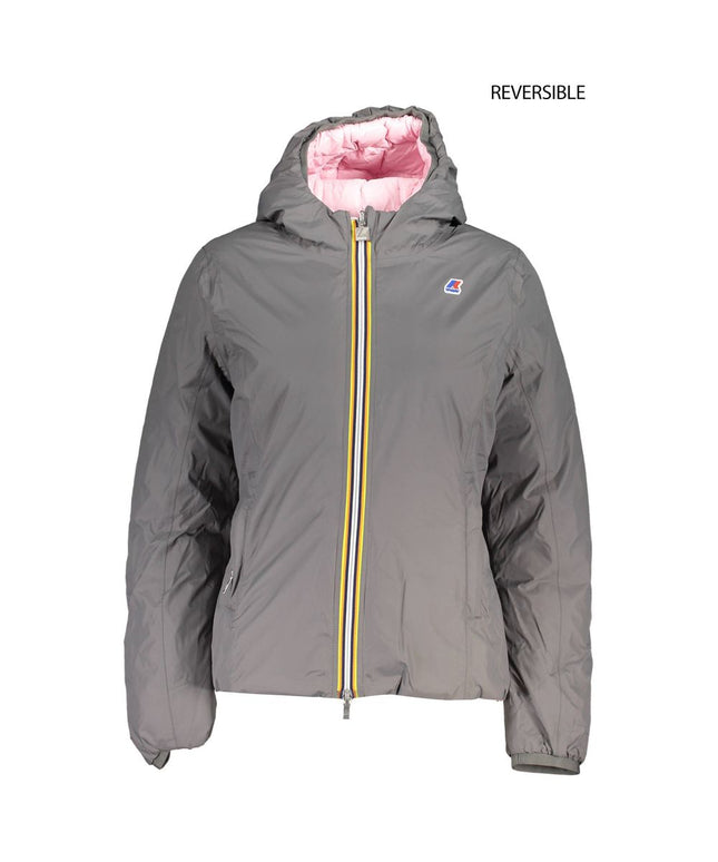 K-WAY Gray Polyamide Jackets & Coat