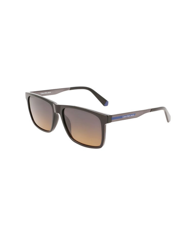 Calvin Klein Black Plastic Men Sunglass