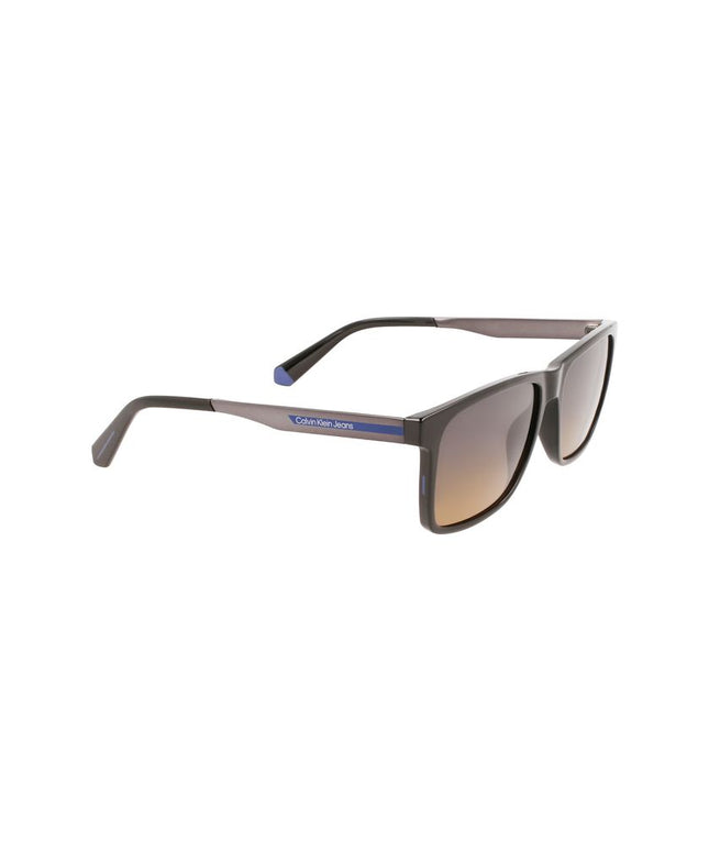 Calvin Klein Black Plastic Men Sunglass