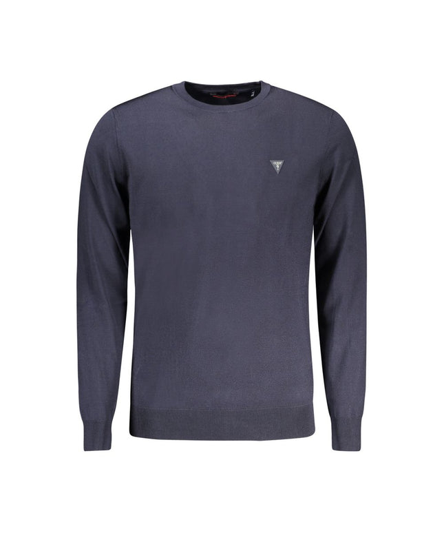 Guess Jeans Blue Viscose Sweater