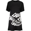 Cavalli Class Black Cotton Dress