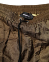 Dsquared² Brown Mid Waisted Women Sweatpants Pants