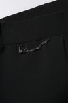 Dsquared² Black Polyester High Waisted Flared Pants
