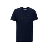 Dolce & Gabbana Blue Cotton T-Shirt