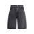 7FOR Denim Caviar Shorts