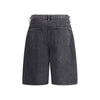 7FOR Denim Caviar Shorts