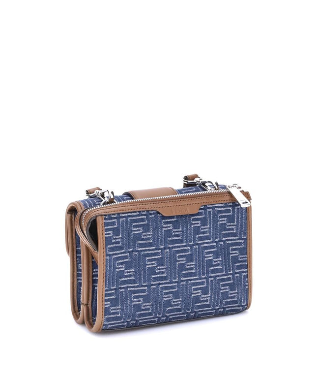 Fendi Baguette denim Shoulder Bag