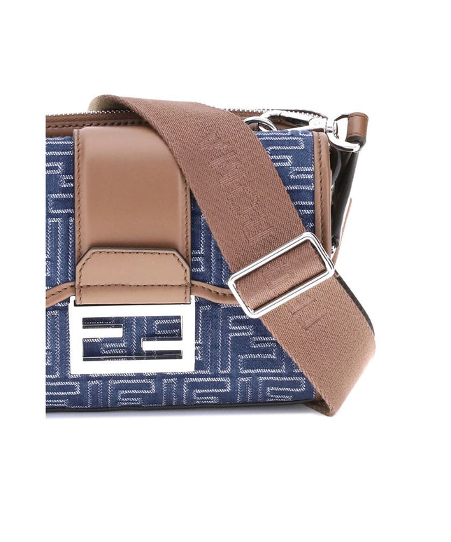 Fendi Baguette denim Shoulder Bag
