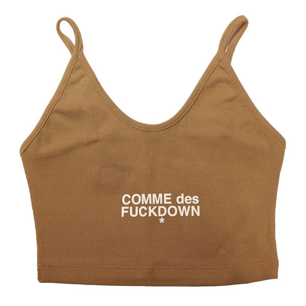 قميص وقميص قطني بني من Comme Des Fuckdown