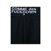 Comme Des Fuckdown جينز وبانت بوليستر أسود