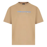 Comme Des Fuckdown Brown Cotton T-Shirt