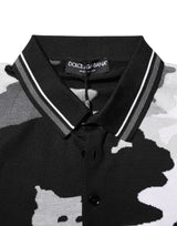 Dolce & Gabbana Multicolor Camouflage Collared Polo T-shirt