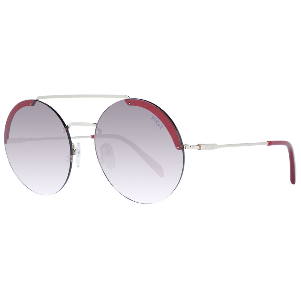 Emilio Pucci Gold Metal Sunglasses