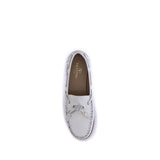 Valentino Garavani White Calf Leather Bos Taurus Slip-On Loafers